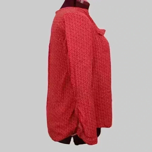 DALIA ladies blouse XL pink with white - Picture 2 of 10